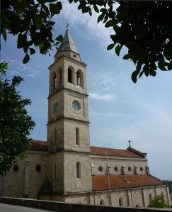 A small-town church on Korčula