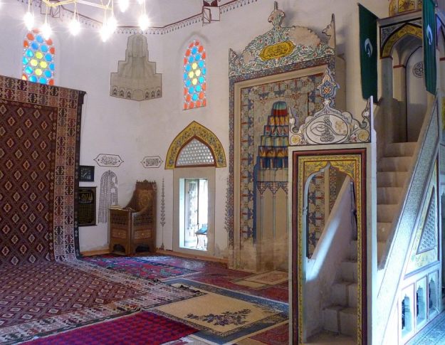 A quiet moment in one of the mosques in Mostar